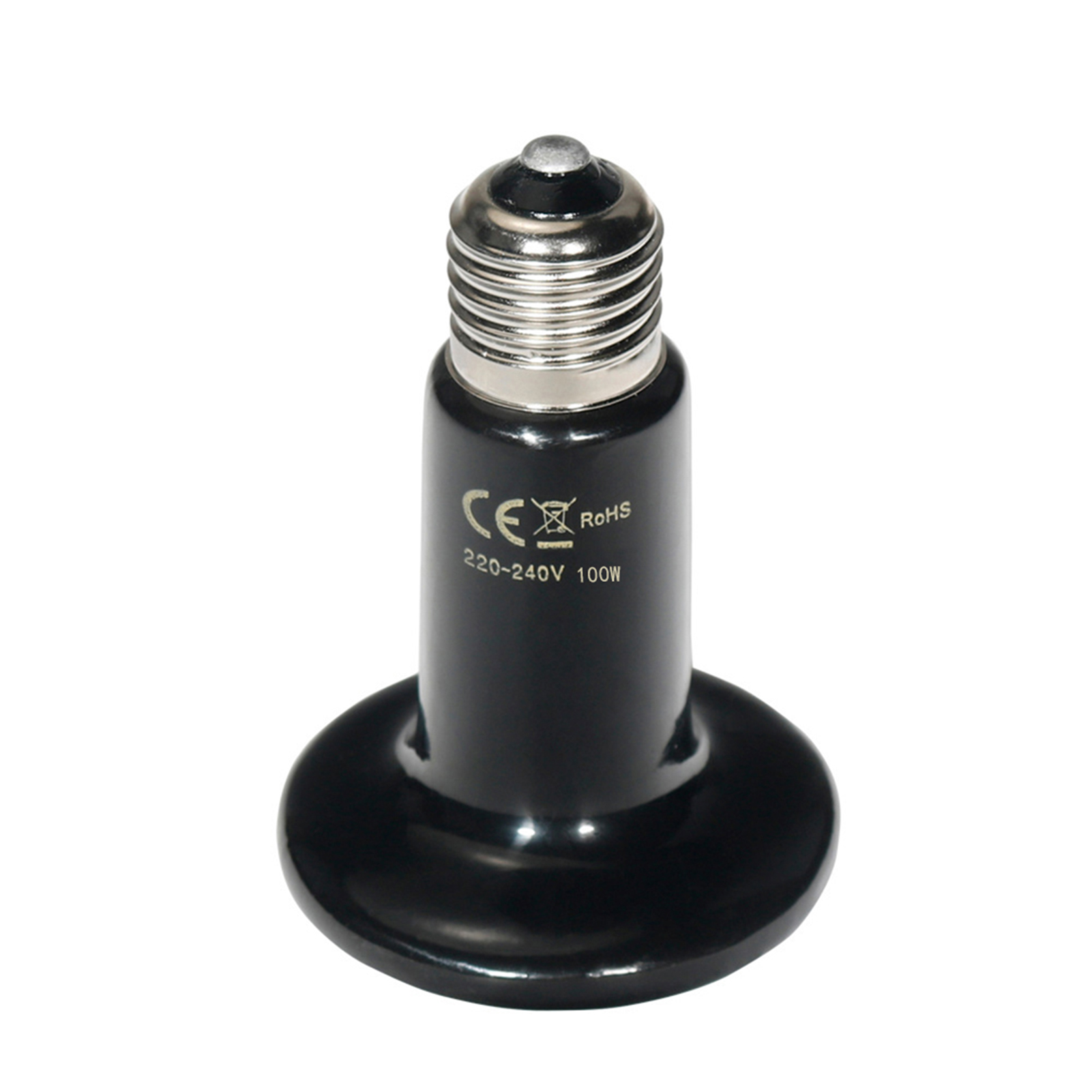 Huanledash 25-200W Ceramic IR Heat Emitter Bulb Turtle Lizard Infrared Heater Pet Lamp